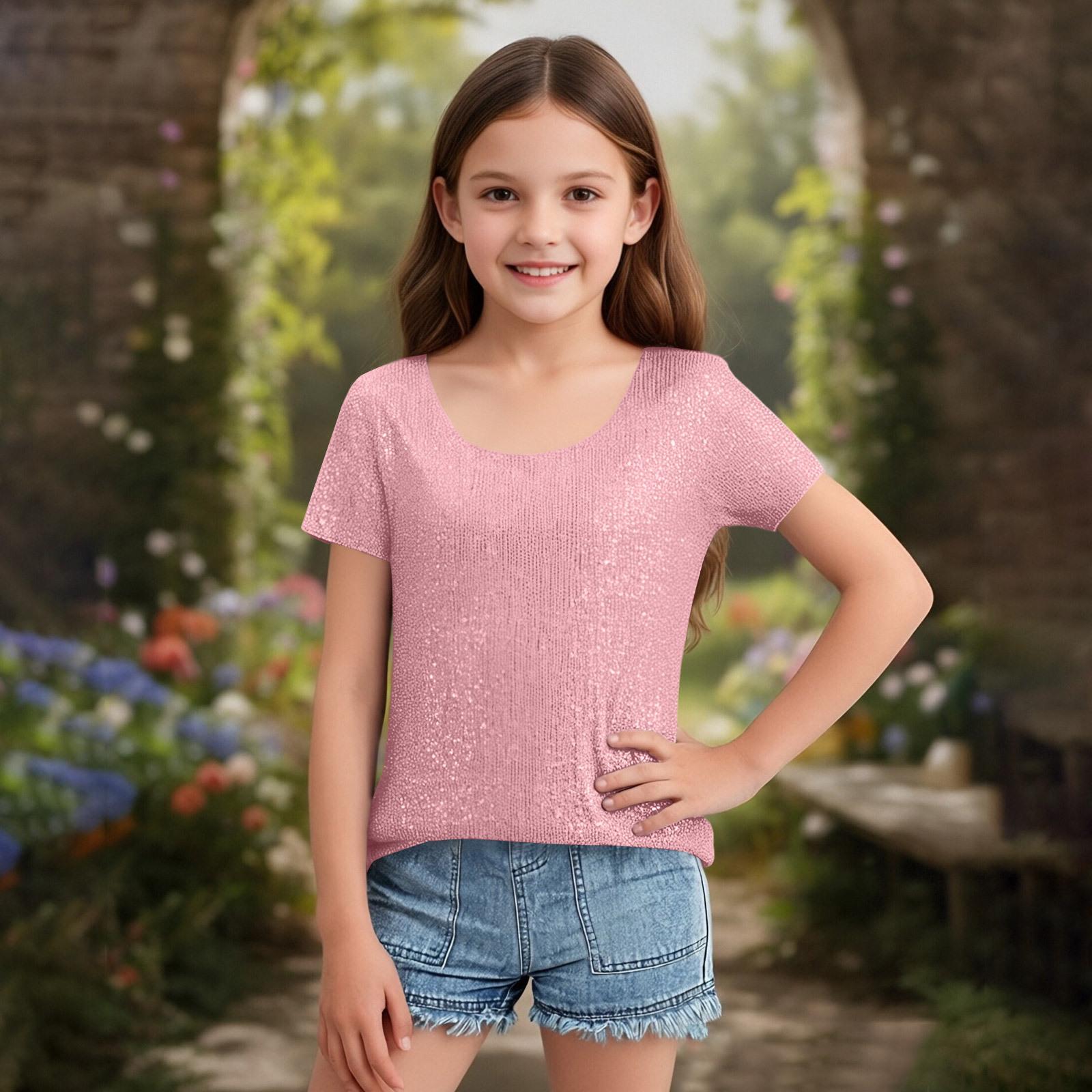 Girls Long Sleeve Sequin Sparkly Neck Loose Pullover Casual Cute Tops 160 рожевий
Girls Long Sleeve Sequin Sparkly Neck Loose Pullover Casual Cute Tops 160 рожевий