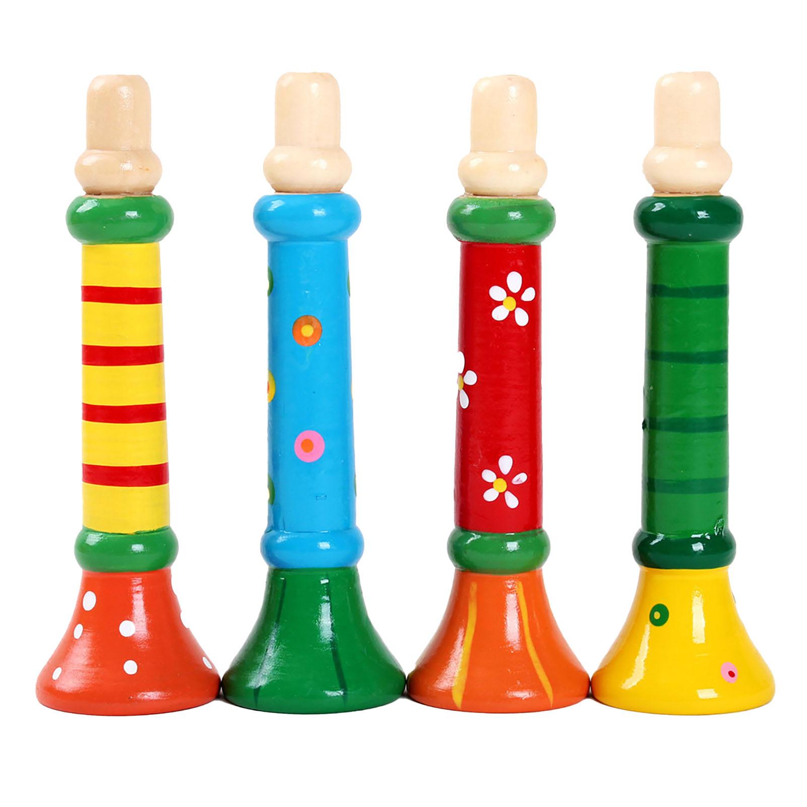 Wood Trumpet Toy Sounding Wooden Bugle Educational Whistle Musical Instrument for Kids Children
Wood Trumpet Toy Sounding Wooden Bugle Educational Whistle Musical Instrument for Kids Children