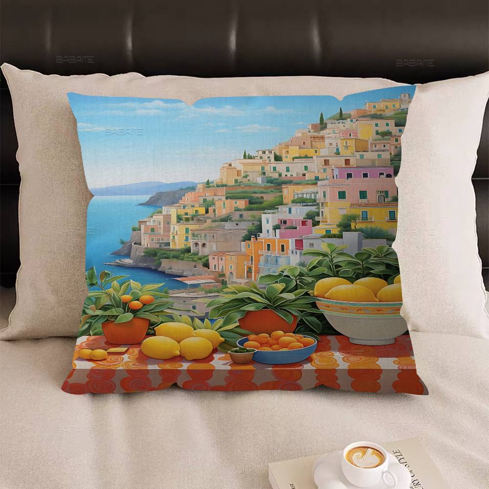 Landscape Art Amalfi Italian Pillow Cover Design cushion Cover decor Holiday Decorati 24x24Inch
Landscape Art Amalfi Italian Pillow Cover Design cushion Cover decor Holiday Decorati 24x24Inch