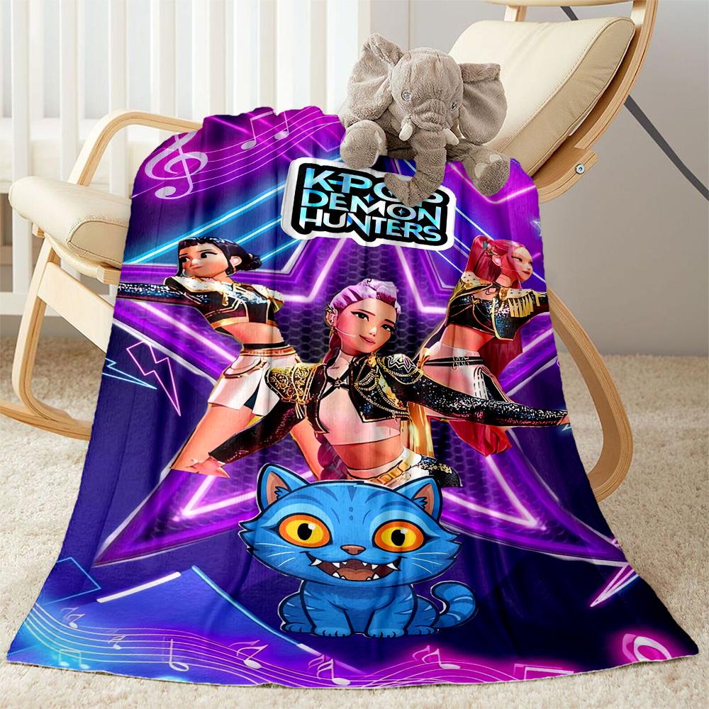 1pc K-Pop Demon Hunters Blanket Comfortable Soft Lightweight Multi Seasonal Blanket Travel Camping Picnics Sofa Office bedroom Perfect Gift Friends 80cmx120cm
1pc K-Pop Demon Hunters Blanket Comfortable Soft Lightweight Multi Seasonal Blanket Travel Camping Picnics Sofa Office bedroom Perfect Gift Friends 80cmx120cm