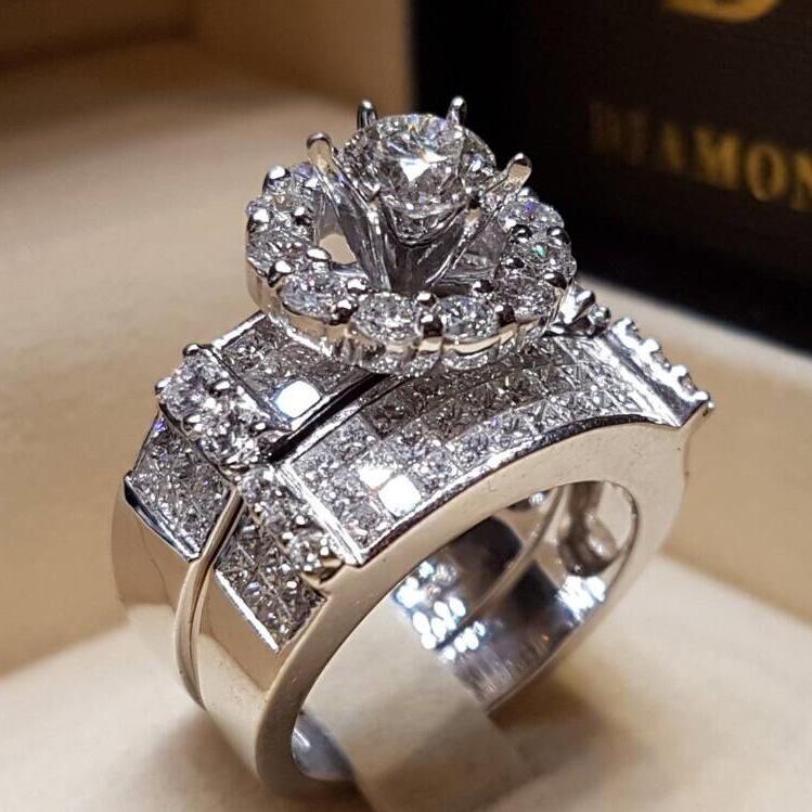 European and American Fashion Ladies Platinum Inlaid Engagement Ring Set - R5334 Size 5 белый
European and American Fashion Ladies Platinum Inlaid Engagement Ring Set - R5334 Size 5 белый
