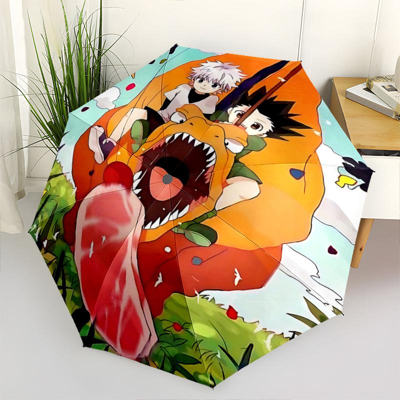 1pc Anime Characters on Dinosaur with Automatic Opening Umbrella, Portable Folding Design, 8-Bone Iron Frame Outdoor Umbrella, Perfect Gift for F
1pc Anime Characters on Dinosaur with Automatic Opening Umbrella, Portable Folding Design, 8-Bone Iron Frame Outdoor Umbrella, Perfect Gift for F
