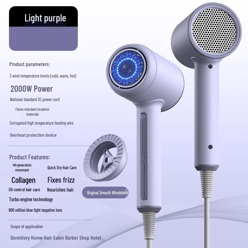 Jiaxiu High-Speed Ionic Hair Dryer
Jiaxiu High-Speed Ionic Hair Dryer