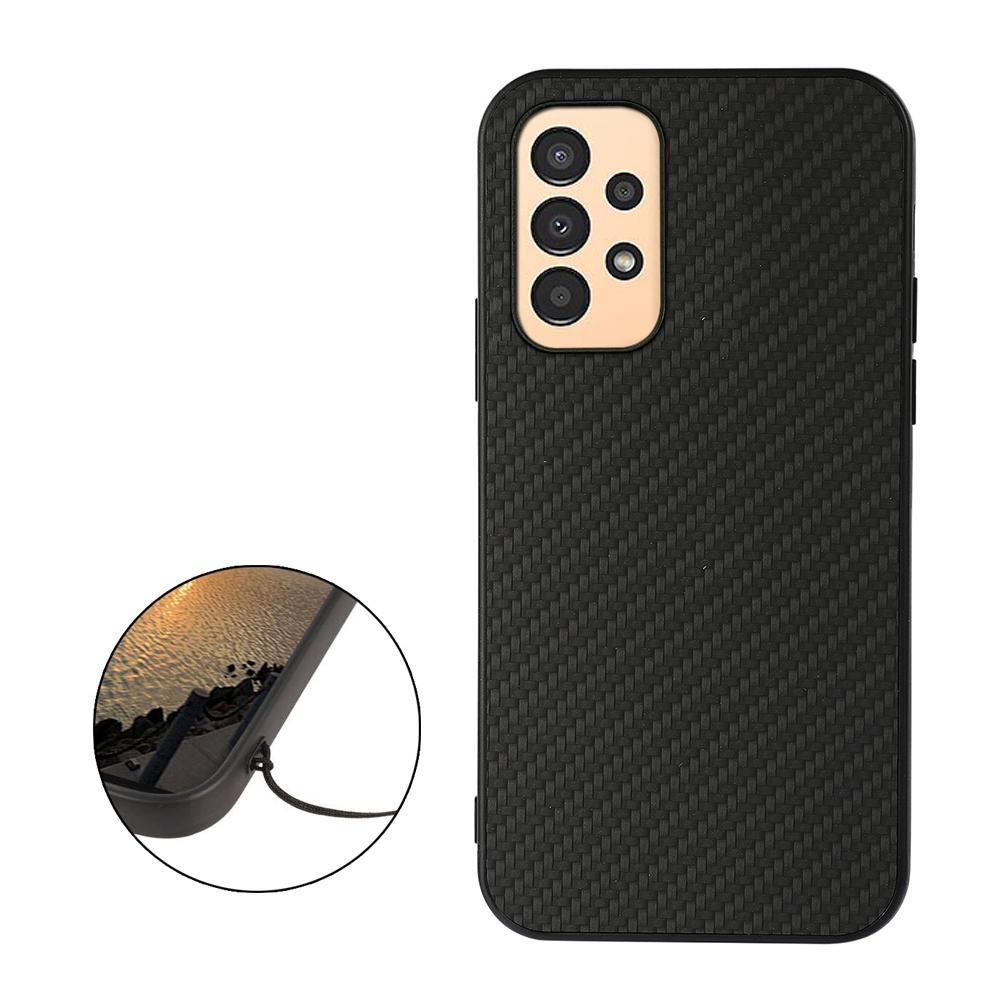 For Samsung Galaxy A13 4G Collision Proof Carbon Fiber Texture PU Leather Coated PC+TPU Case Phone Protective Cover Black
For Samsung Galaxy A13 4G Collision Proof Carbon Fiber Texture PU Leather Coated PC+TPU Case Phone Protective Cover Black