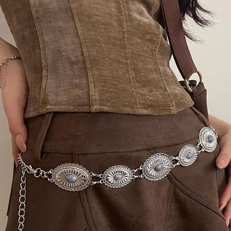 Ethnic Style Metal Embossed Waist Chain Women S High-End Belt Decoration With Dress Waist срібний
Ethnic Style Metal Embossed Waist Chain Women S High-End Belt Decoration With Dress Waist срібний