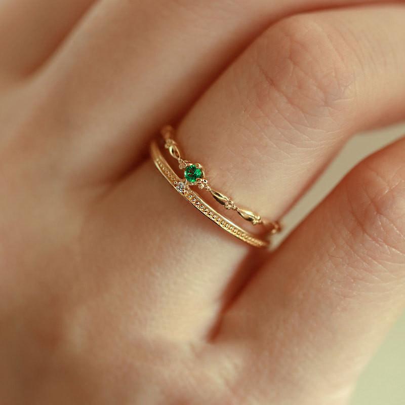 925 Sterling Silver Double Green Zircon Vintage Crown Ring For Women New Trend Chain Jewelry Gift Party золотой
925 Sterling Silver Double Green Zircon Vintage Crown Ring For Women New Trend Chain Jewelry Gift Party золотой
