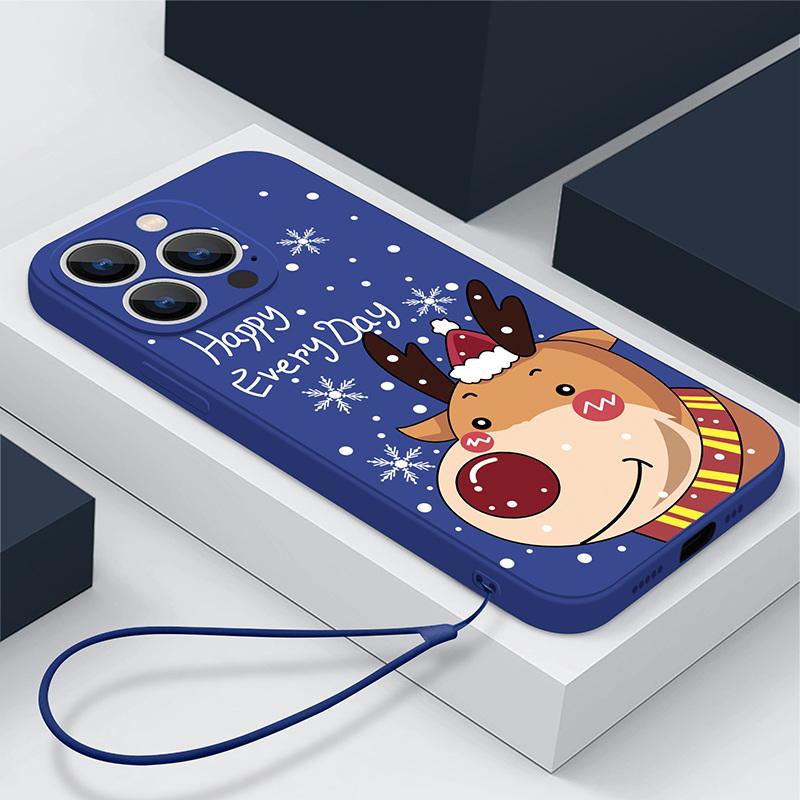 М який силіконовий чохол для телефону Санта-Клаус Лось для iPhone 16 15 Pro Max 14 Pro 13 12 11 Протиударний різдвяний корпус TPU Новорічна накладка з мотузкою iPhone 11 темно-синього кольору
М який силіконовий чохол для телефону Санта-Клаус Лось для iPhone 16 15 Pro Max 14 Pro 13 12 11 Протиударний різдвяний корпус TPU Новорічна накладка з мотузкою iPhone 11 темно-синього кольору