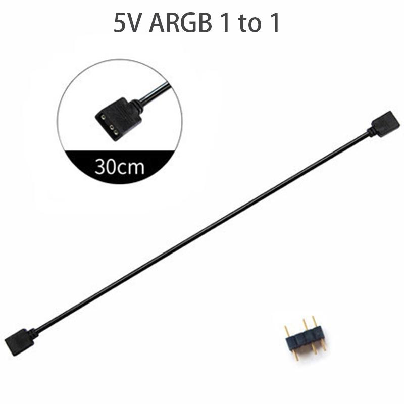 Sync Motherboard Cable 4PIN 12V RGB 3PIN 5V ARGB 1 to 2/1 to 3/1 to 4/1to 5 Extension line 30cm
Sync Motherboard Cable 4PIN 12V RGB 3PIN 5V ARGB 1 to 2/1 to 3/1 to 4/1to 5 Extension line 30cm