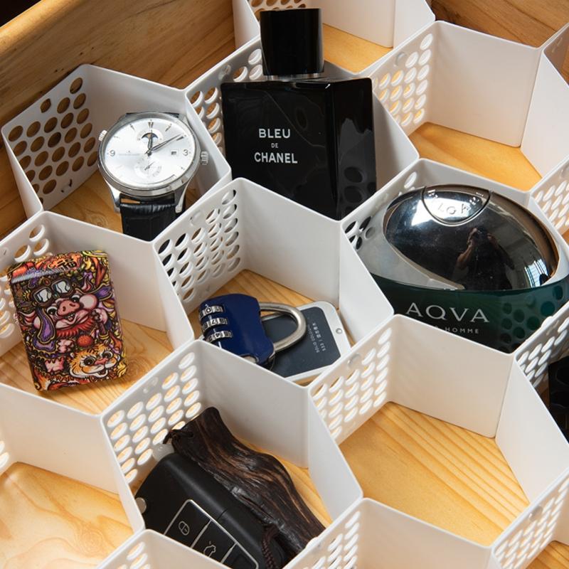 DIY Honeycomb Drawer Divider Organizer Adjustable Storage Partition Board Free Combination Space-saving Grid Household Makeup
DIY Honeycomb Drawer Divider Organizer Adjustable Storage Partition Board Free Combination Space-saving Grid Household Makeup