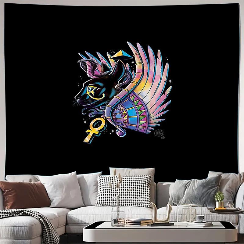 Egyptian Cat Tapestry Wall HangingBastet DecorMythology ArtHome DecorGoddess Wall ArtBoho AestheticGift for Cat LoversFantasy De 74x94cm(29x37in)
Egyptian Cat Tapestry Wall HangingBastet DecorMythology ArtHome DecorGoddess Wall ArtBoho AestheticGift for Cat LoversFantasy De 74x94cm(29x37in)
