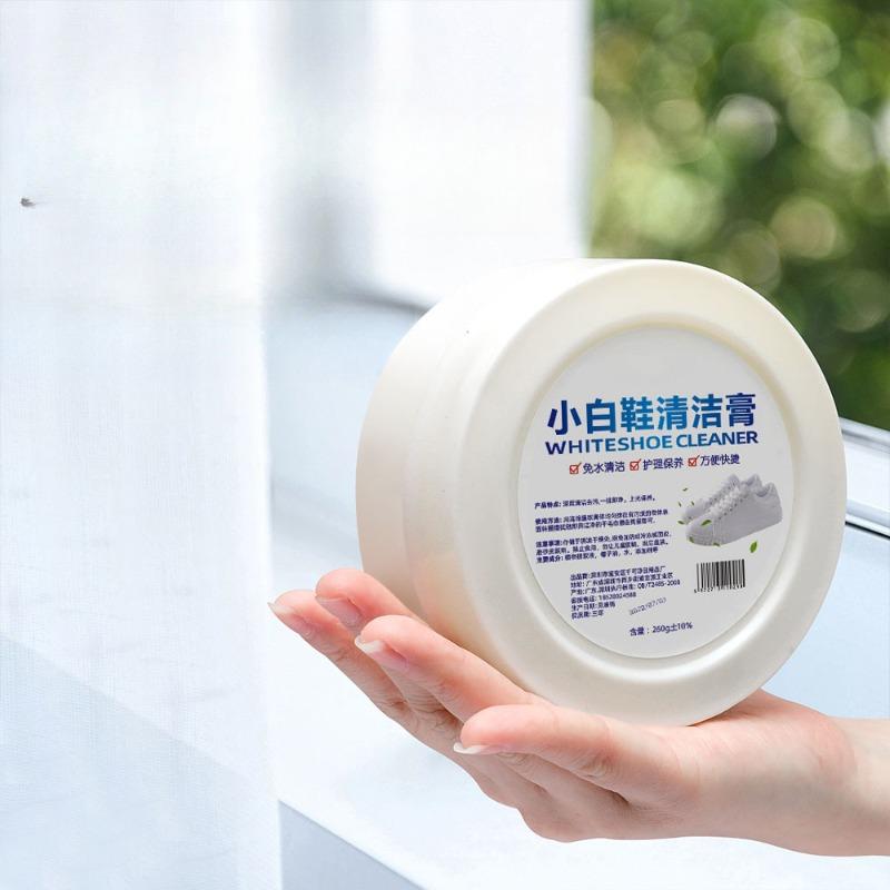 Little White Shoe Cleaner — чудо-средство для чистки обуви без мытья — это крем для чистки обуви, который удаляет желтые пятна и отбеливает их. 120g
Little White Shoe Cleaner — чудо-средство для чистки обуви без мытья — это крем для чистки обуви, который удаляет желтые пятна и отбеливает их. 120g