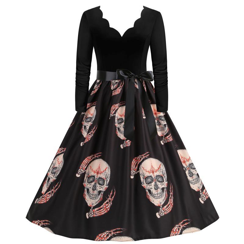 2023 Hot-Selling V-Neck Burn-Out Floral Long Sleeve Patchwork Maxi Dress for Halloween Small (S)
2023 Hot-Selling V-Neck Burn-Out Floral Long Sleeve Patchwork Maxi Dress for Halloween Small (S)