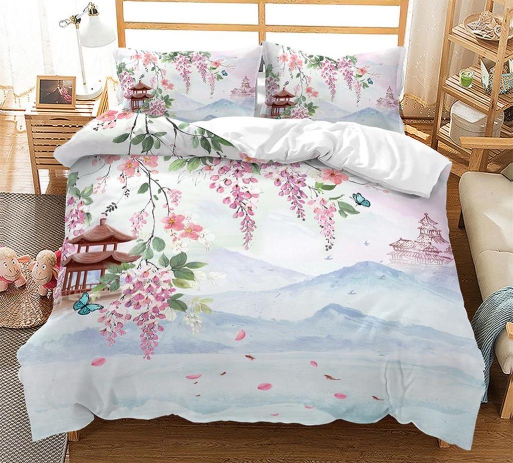Spring Flower Soft Duvet Cover King-Sized Dimensionsd Dimensions Double Bed Pink Chery Blosom Beding Set for Young Girls Tens Adult Peoples Rom 100*200cm Single
Spring Flower Soft Duvet Cover King-Sized Dimensionsd Dimensions Double Bed Pink Chery Blosom Beding Set for Young Girls Tens Adult Peoples Rom 100*200cm Single