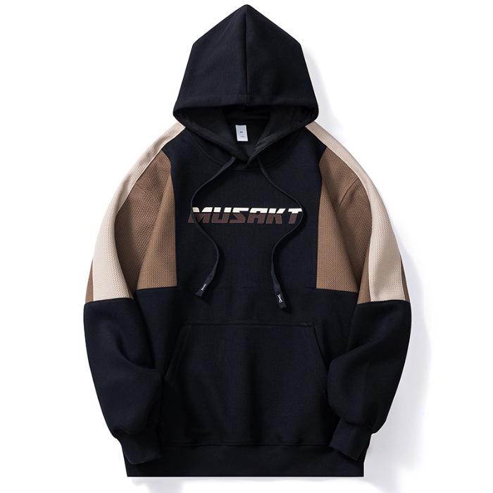 Осенне-зимний американский ретро-свитер, мужская свободная куртка большого размера с капюшоном, модный бренд 4XL чёрный
Осенне-зимний американский ретро-свитер, мужская свободная куртка большого размера с капюшоном, модный бренд 4XL чёрный