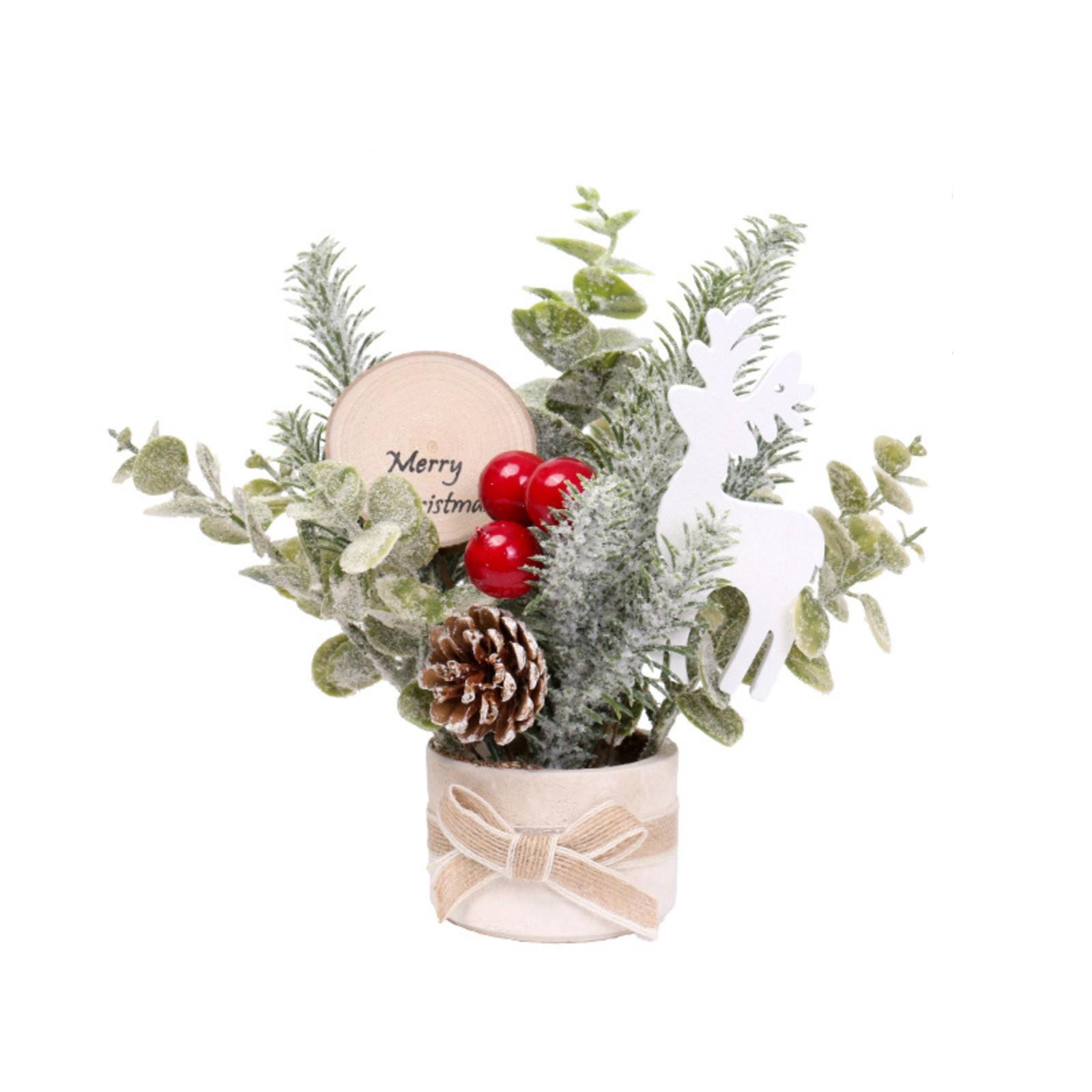Рождественский подарок Настольная рождественская елка Рождественский букет Горшечные украшения One Size красный
Рождественский подарок Настольная рождественская елка Рождественский букет Горшечные украшения One Size красный