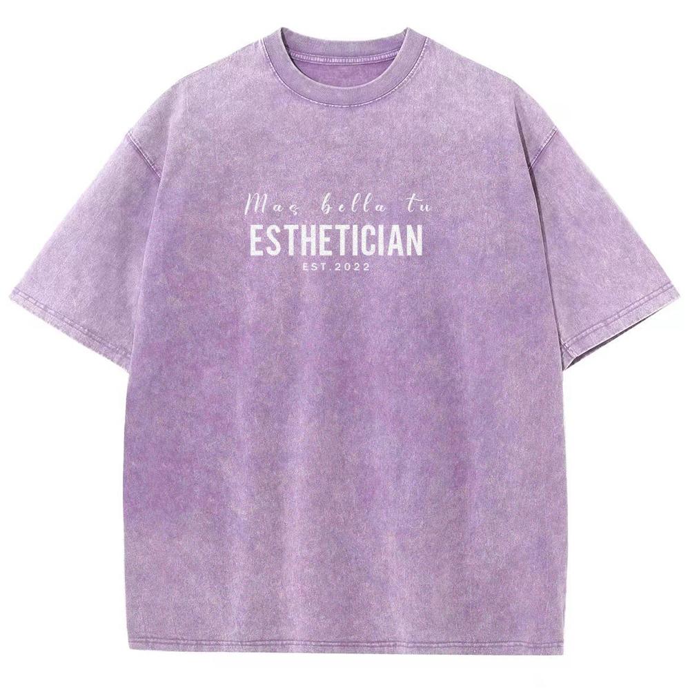 White Solid Letter Print Women s T-Shirt Neutral Wash Oversized Harajuku Style Short Sleeve Comfort Top M
White Solid Letter Print Women s T-Shirt Neutral Wash Oversized Harajuku Style Short Sleeve Comfort Top M