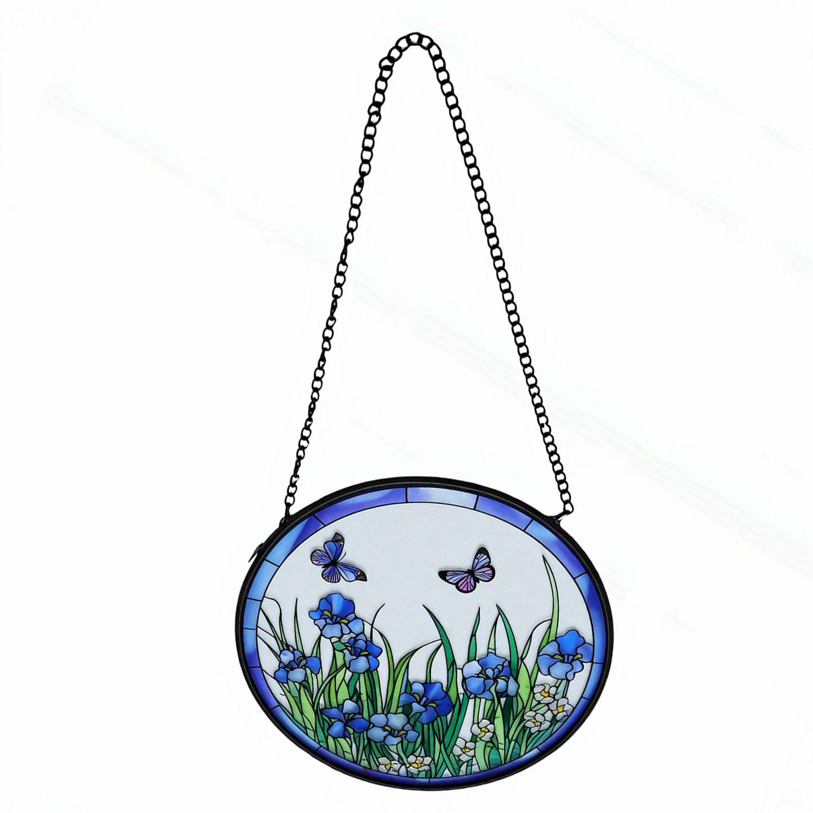 Stained Glass Sun Catcher Flower Colorful Glass Hanging Decoration for Living Room Bedroom Study
Stained Glass Sun Catcher Flower Colorful Glass Hanging Decoration for Living Room Bedroom Study
