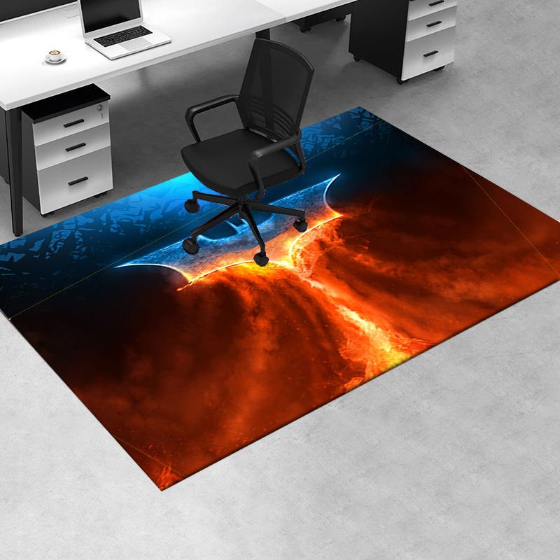 Batman Logo on Fire Wall Art Decor Office Mat Home Decor Office Desk Chair Rugs Chair Carpet for office Chair Mat Gift For Halloween & Chris 60cm by 90cm
Batman Logo on Fire Wall Art Decor Office Mat Home Decor Office Desk Chair Rugs Chair Carpet for office Chair Mat Gift For Halloween & Chris 60cm by 90cm