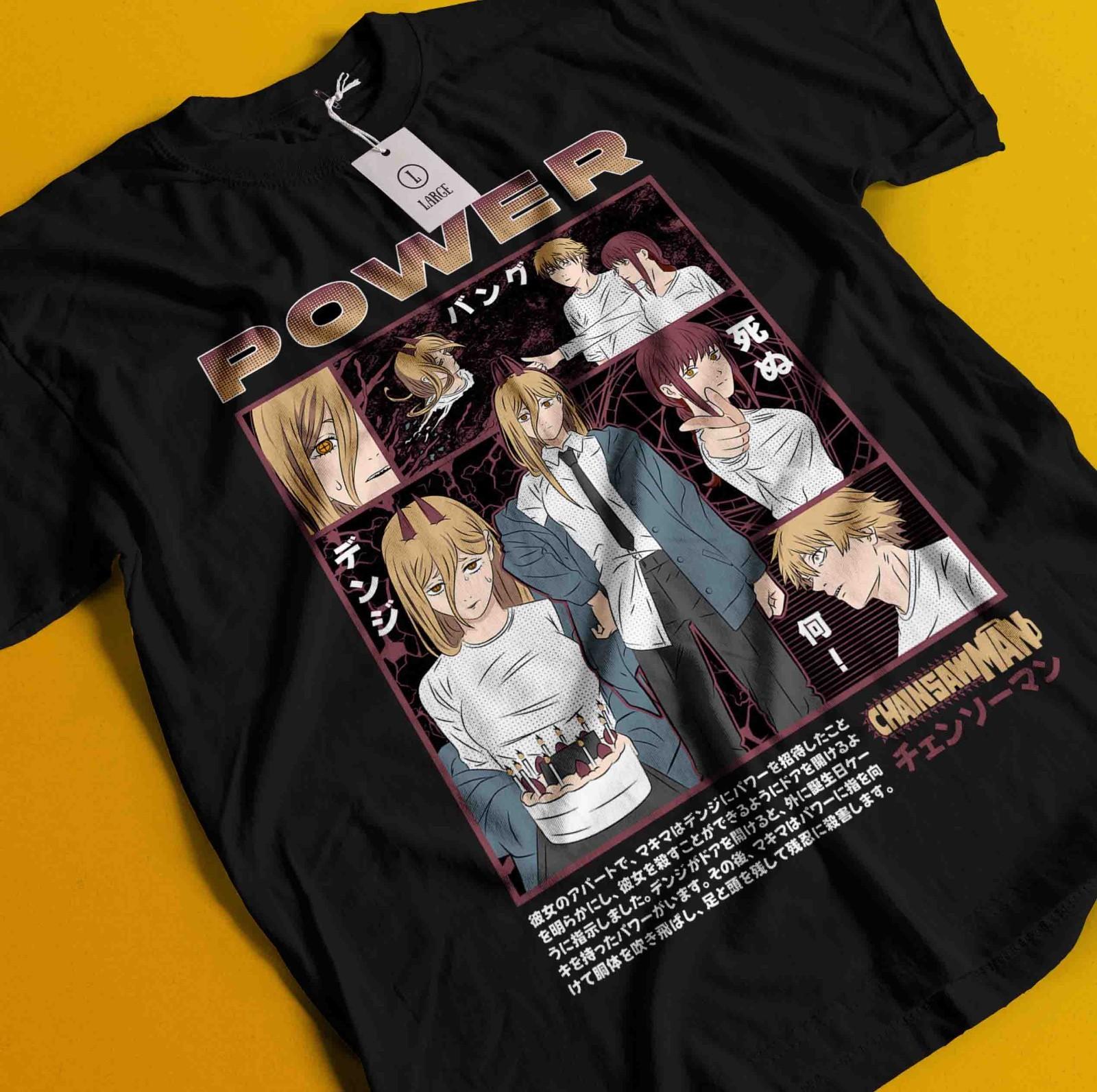 Chainsaw Man Makima T-Shirt Mens Womens Tees Top Asa Aki Anime Denji Shirt Power Tshirt All Size Tee S
Chainsaw Man Makima T-Shirt Mens Womens Tees Top Asa Aki Anime Denji Shirt Power Tshirt All Size Tee S