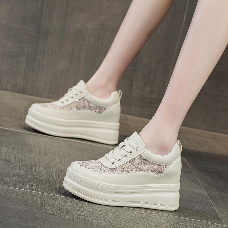 Spring and summer women s shoes new inner height increase white shoes women s high heels breathable mesh thick-soled muffin sole single shoes 40
Spring and summer women s shoes new inner height increase white shoes women s high heels breathable mesh thick-soled muffin sole single shoes 40