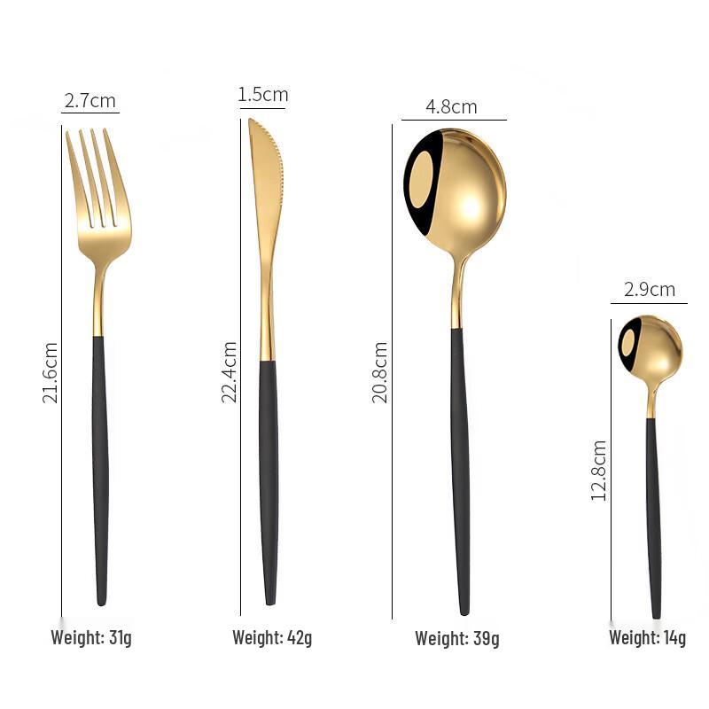 Abay Portugal Black Gold Flatware Collection
Abay Portugal Black Gold Flatware Collection