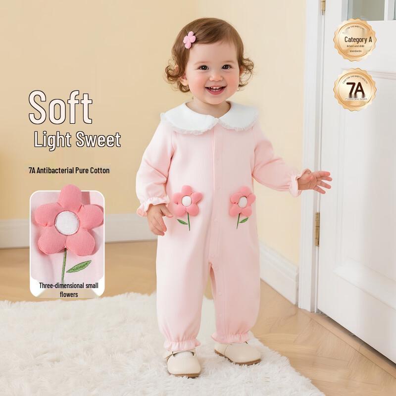 Beibeiyi Girls Floral Antibacterial Spring Romper 66/44
Beibeiyi Girls Floral Antibacterial Spring Romper 66/44