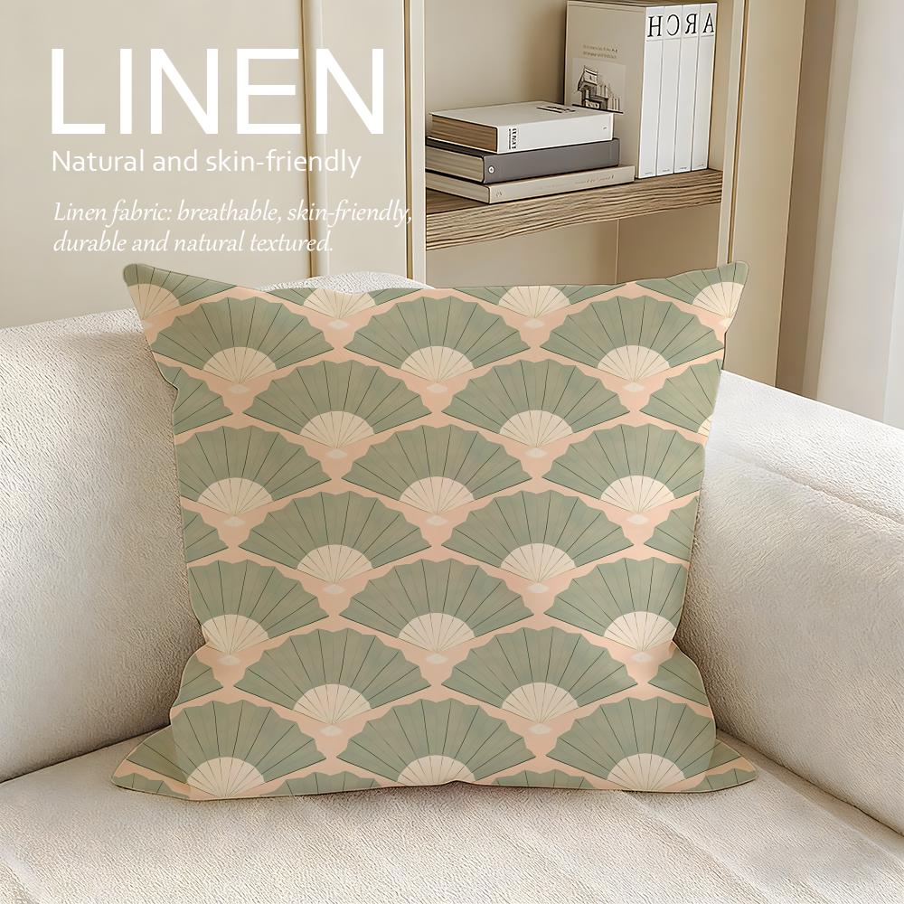 Art Fan Pattern Cushion Cover Linen Decorative Pillowcase Set Pcs x x x Breathable Washable Sofa Cushion Cover 30X30cm
Art Fan Pattern Cushion Cover Linen Decorative Pillowcase Set Pcs x x x Breathable Washable Sofa Cushion Cover 30X30cm