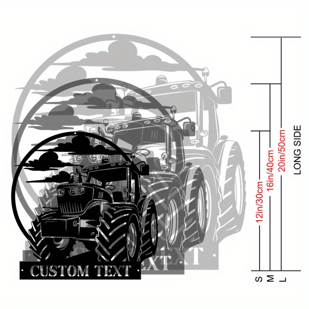 Metal Tractor Wall Decor, Farm Truck Sign, Custom Nameplate, Home Art, Birthday Xmas Gift 30cm
Metal Tractor Wall Decor, Farm Truck Sign, Custom Nameplate, Home Art, Birthday Xmas Gift 30cm