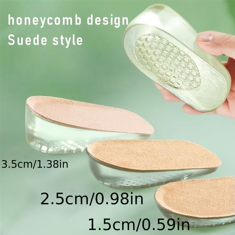 1 Pair Self-Adhesive Invisible Height Increase Suede Honeycomb & Silicone Shoe Insoles - Non-Slip Breathable Lift Pads, Cushioning for Women, Sneakers 1.5cm/0.59in 2pcs
1 Pair Self-Adhesive Invisible Height Increase Suede Honeycomb & Silicone Shoe Insoles - Non-Slip Breathable Lift Pads, Cushioning for Women, Sneakers 1.5cm/0.59in 2pcs