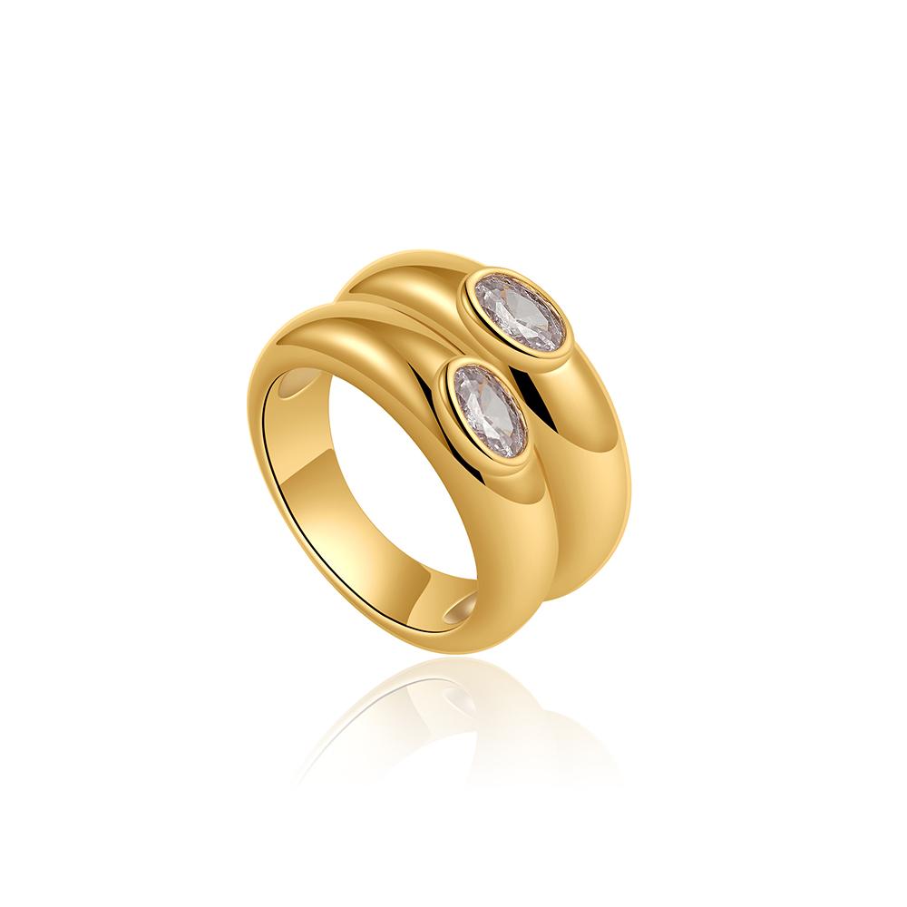 Luxury Gold Color Wide Double Layer Zircon Rings Women Chunky Hyperbloe Stainless Steel White CZ Stone Rings Statement Zircon T316 3
Luxury Gold Color Wide Double Layer Zircon Rings Women Chunky Hyperbloe Stainless Steel White CZ Stone Rings Statement Zircon T316 3