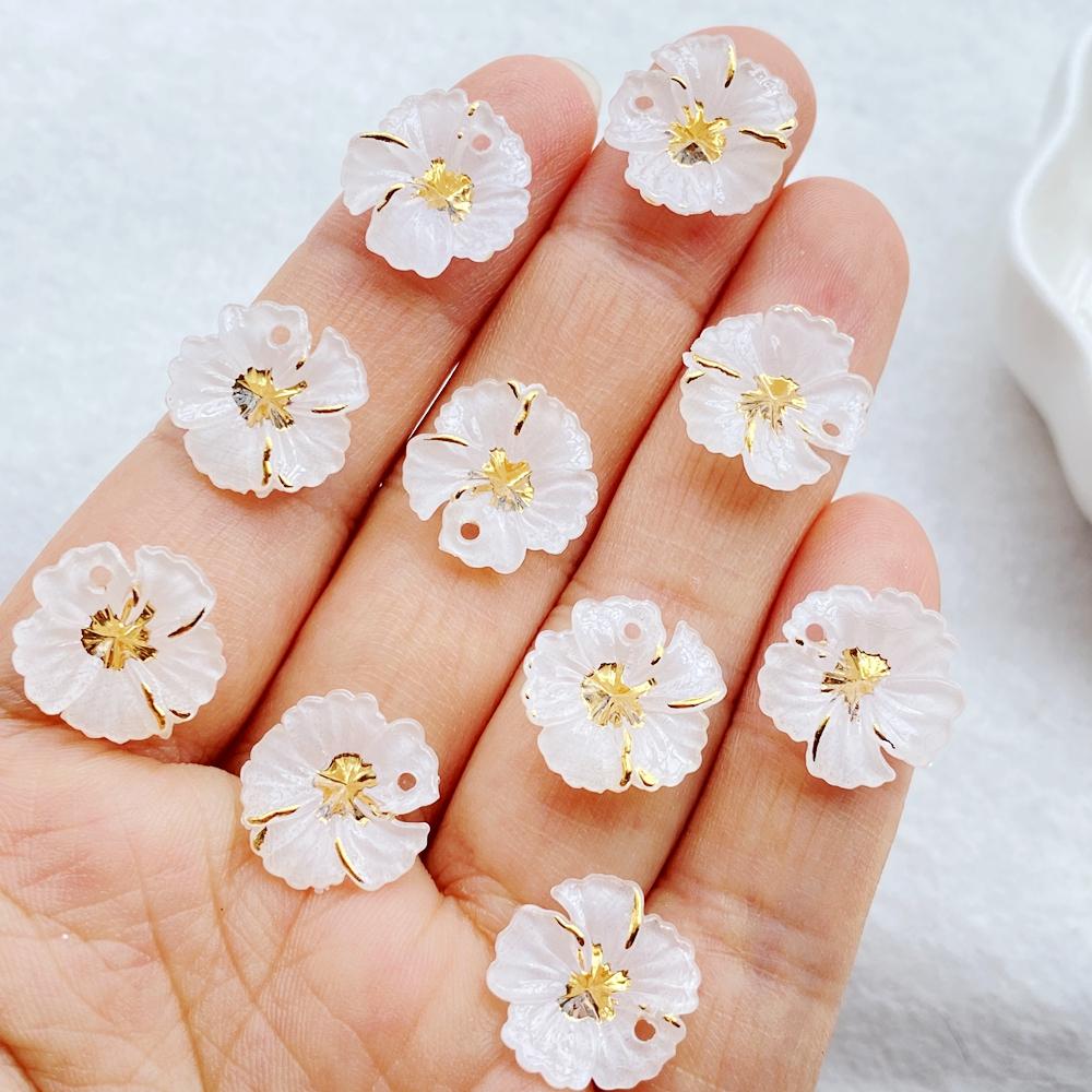 10pcs 3D Shiny Colorful Acrylic Flower Flat-Back Single-Hole , Suitable for Scrapbook DIY Jewelry Craft 14mm
10pcs 3D Shiny Colorful Acrylic Flower Flat-Back Single-Hole , Suitable for Scrapbook DIY Jewelry Craft 14mm