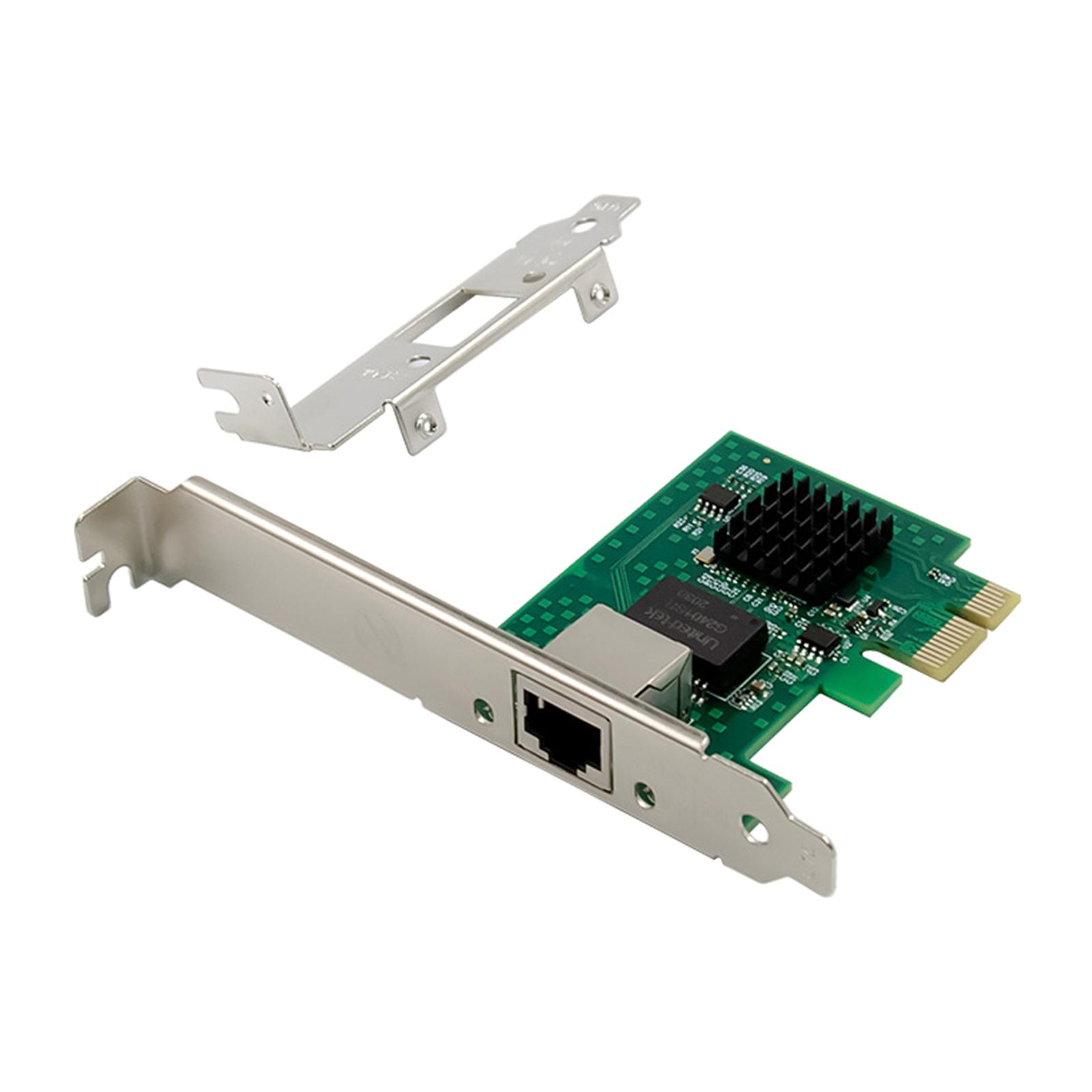 Однопортовая 2,5-гигабитная сетевая карта расширения Ethernet PCI-E Адаптер RJ45-LAN Низкопрофильный кронштейн I225-V 10/100/1000 Мбит/с
Однопортовая 2,5-гигабитная сетевая карта расширения Ethernet PCI-E Адаптер RJ45-LAN Низкопрофильный кронштейн I225-V 10/100/1000 Мбит/с