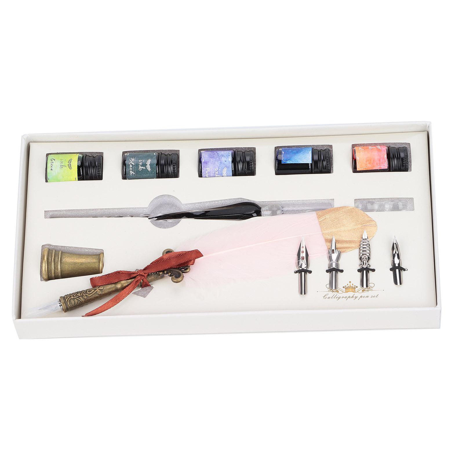 Набор каллиграфических ручек, стеклянная перьевая ручка со сменным пером, подарочная коробка для письма
Набор каллиграфических ручек, стеклянная перьевая ручка со сменным пером, подарочная коробка для письма