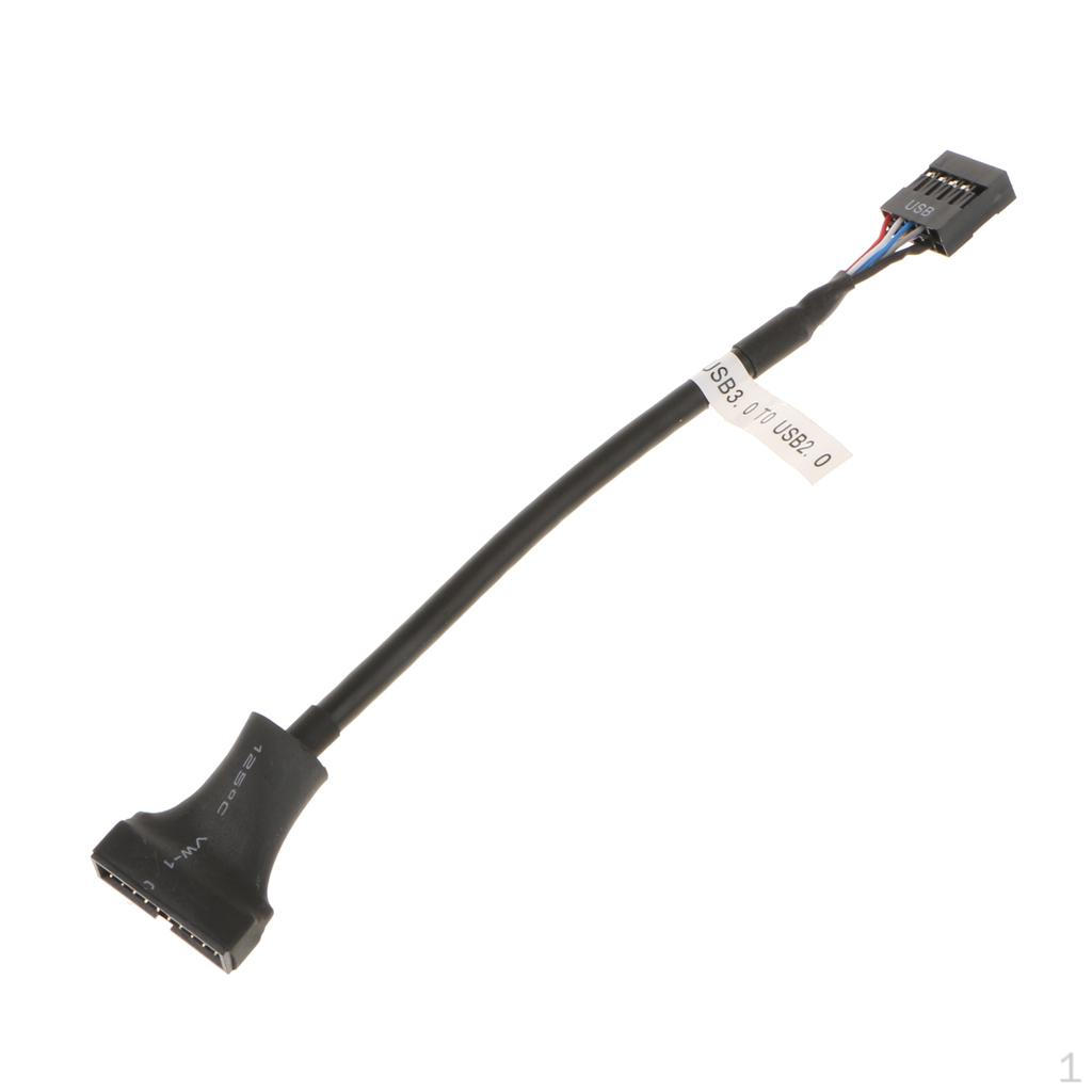 USB 3.0 20-pin Header Male to 2.0 9-pin Female Adapter for Computer Host
USB 3.0 20-pin Header Male to 2.0 9-pin Female Adapter for Computer Host