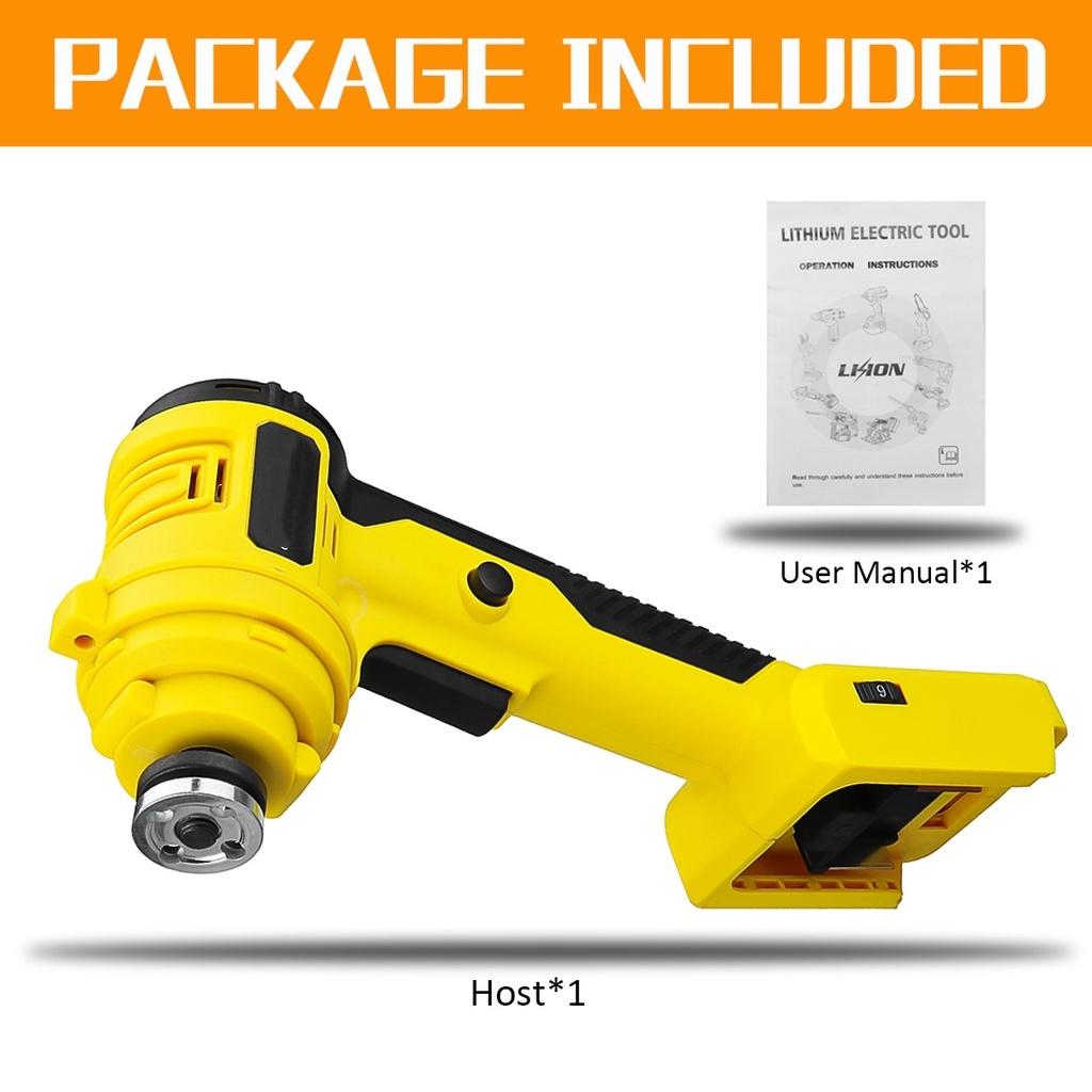 Электрическая мини-угловая шлифмашина с регулируемой скоростью, литий-ионным аккумулятором, режущий электроинструмент для аккумулятора 18 В, 10000 об/мин, 88 ВФ, 1580 Вт Only machine
Электрическая мини-угловая шлифмашина с регулируемой скоростью, литий-ионным аккумулятором, режущий электроинструмент для аккумулятора 18 В, 10000 об/мин, 88 ВФ, 1580 Вт Only machine