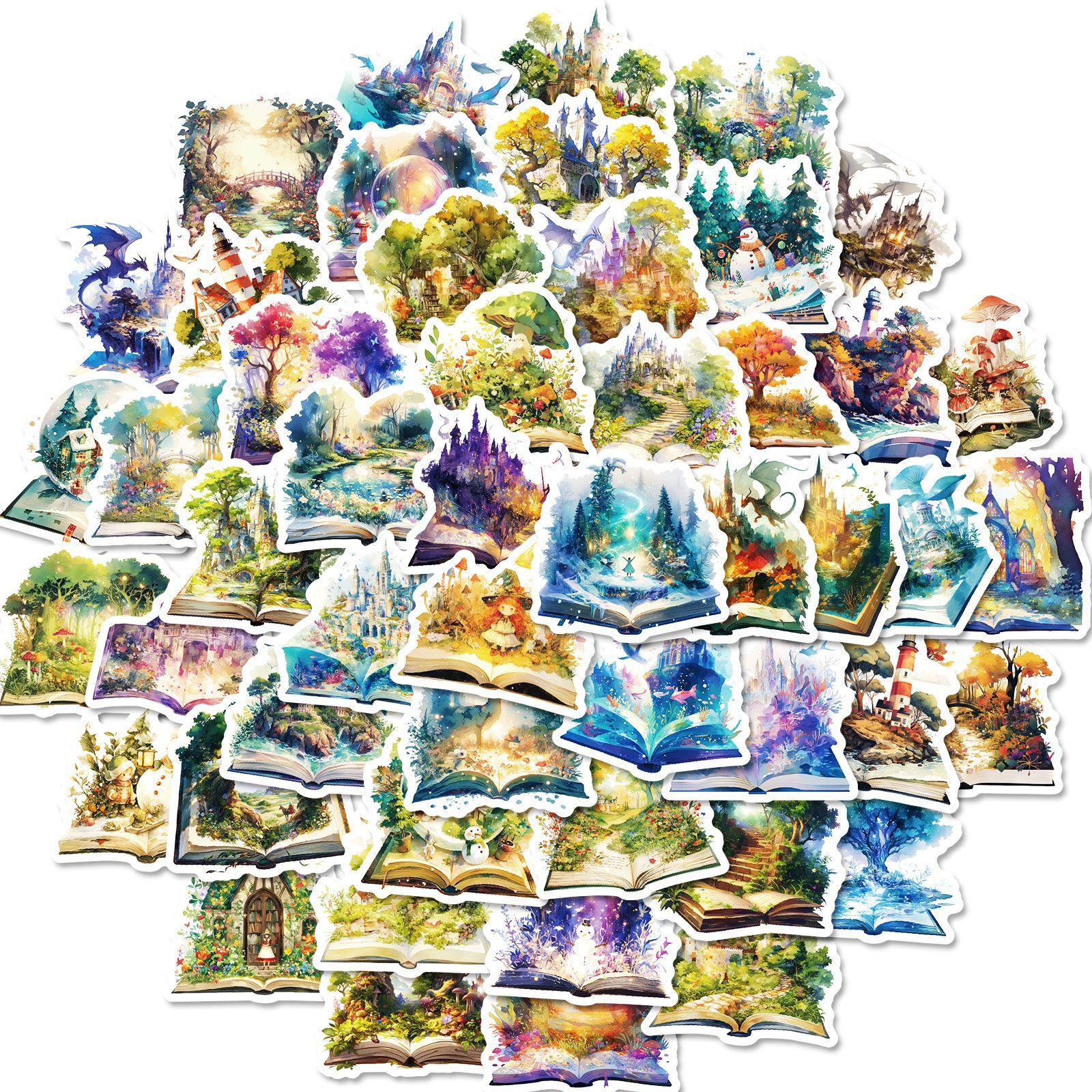 50 Dream Magic Book Series Graffiti Stickers Do Not Repeat Pp Material Waterproof Sticker Hand Account Material
50 Dream Magic Book Series Graffiti Stickers Do Not Repeat Pp Material Waterproof Sticker Hand Account Material