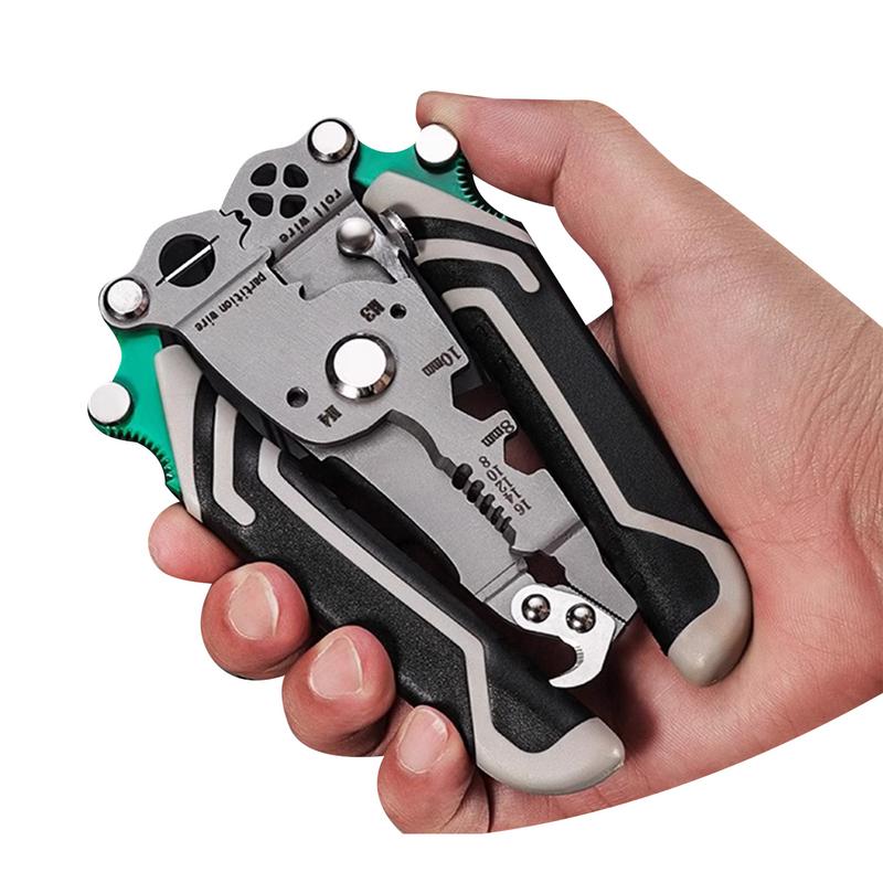 Wire Stripping Tool 18 In 1 Folding Wire Crimper Multifunctional Stripper Tool Cutting Pliers For Electrical Wire Crimping And United States
Wire Stripping Tool 18 In 1 Folding Wire Crimper Multifunctional Stripper Tool Cutting Pliers For Electrical Wire Crimping And United States