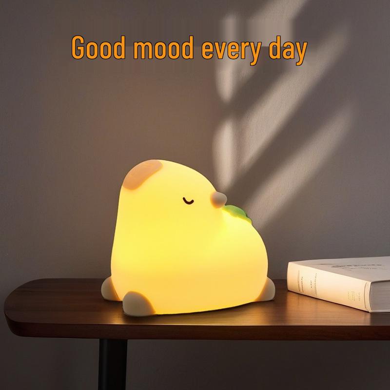 Capybara Silicone Night Light - Pat-Controlled, Timed, Ideal Children s Birthday Gift 1W
Capybara Silicone Night Light - Pat-Controlled, Timed, Ideal Children s Birthday Gift 1W