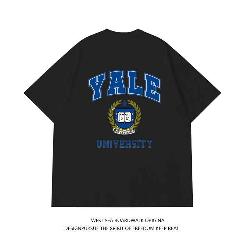 YALE Short Sleeve T-Shirt Yale University Ivy League American Famous School Cotton Alphabet Printing Trendy Brand Loose 4XL
YALE Short Sleeve T-Shirt Yale University Ivy League American Famous School Cotton Alphabet Printing Trendy Brand Loose 4XL