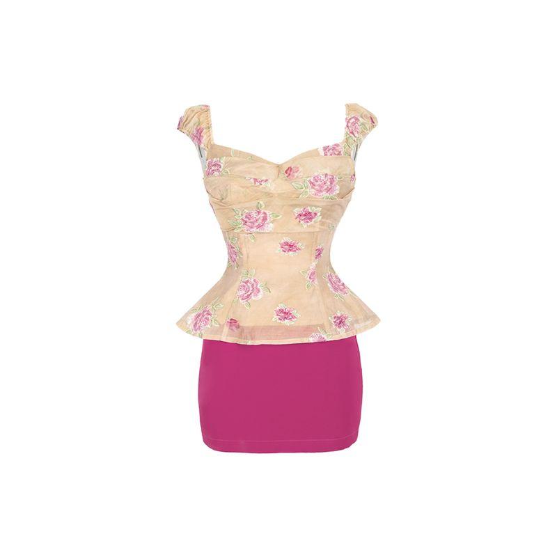 Heza Chubby Girl Light Luxury French style Elegant Pure Desire Slim fit Slimming Top Women Summer Gyaru Sheath Skirt Set Skirt L
Heza Chubby Girl Light Luxury French style Elegant Pure Desire Slim fit Slimming Top Women Summer Gyaru Sheath Skirt Set Skirt L