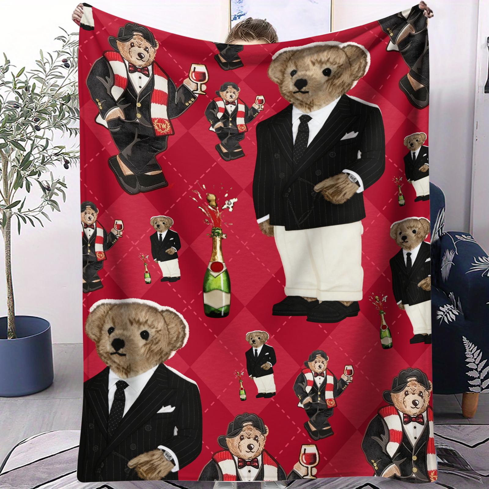 Classic Teddy Bear Small Cover Blanket Bed Sheet Soft Comfortable Breathable All Season For Sofa Dorm Car Camping Nap Kids Gift 70x100cm
Classic Teddy Bear Small Cover Blanket Bed Sheet Soft Comfortable Breathable All Season For Sofa Dorm Car Camping Nap Kids Gift 70x100cm