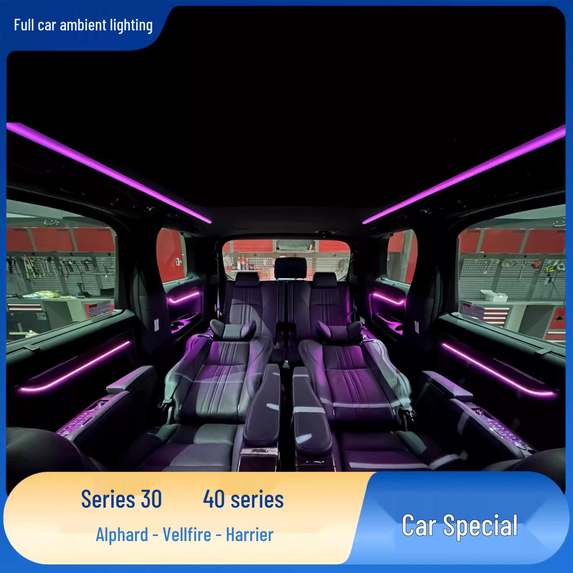 64-цветная подсветка салона для Toyota Alphard/Vellfire (Правый руль) Дизайн интерьера View Other Models/Contact Service
64-цветная подсветка салона для Toyota Alphard/Vellfire (Правый руль) Дизайн интерьера View Other Models/Contact Service
