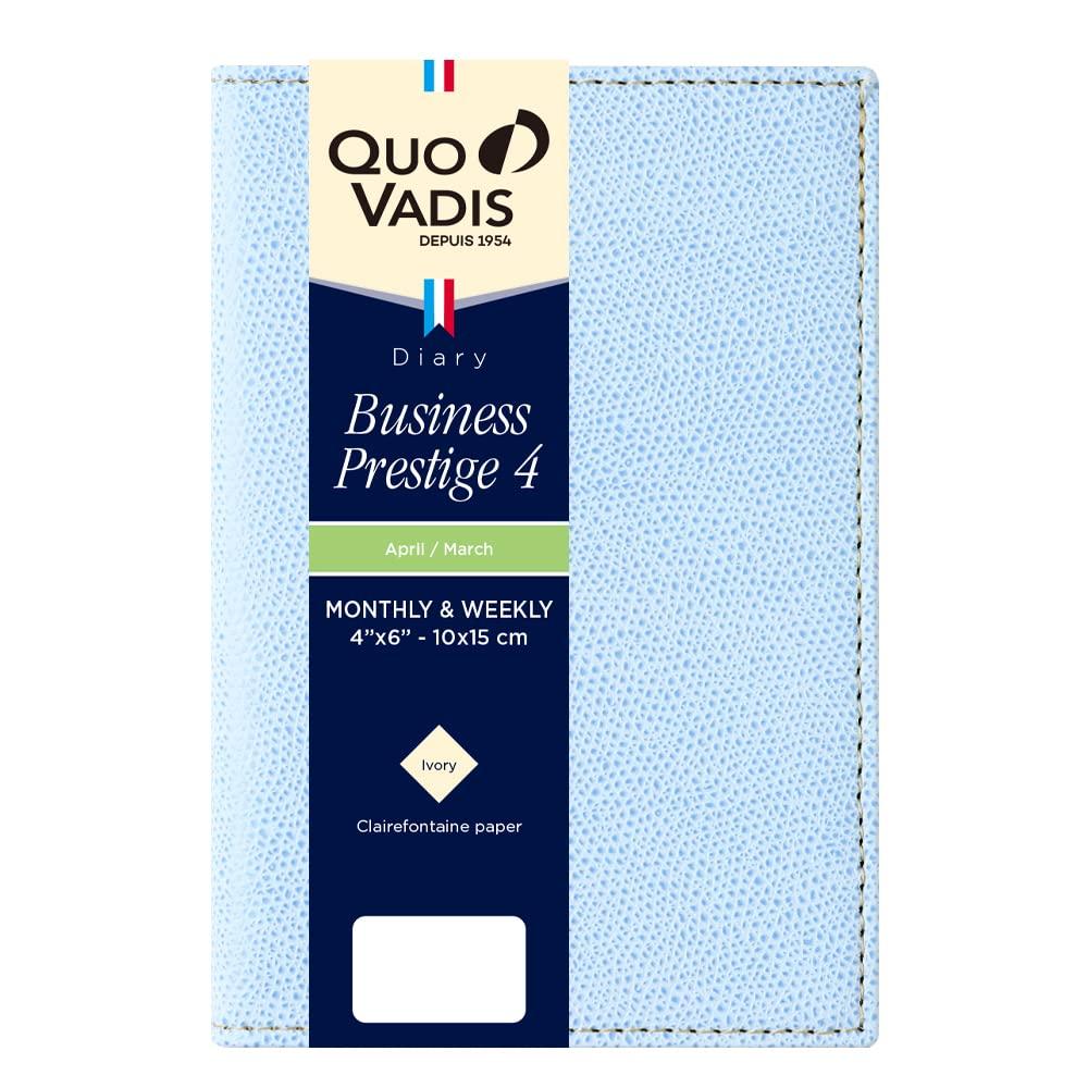 QUOVADIS Diary Business Prestige 4/Club (Weekly Vertical, A6 Slim Size 10x15cm) Sky blue небесно-голубой
QUOVADIS Diary Business Prestige 4/Club (Weekly Vertical, A6 Slim Size 10x15cm) Sky blue небесно-голубой