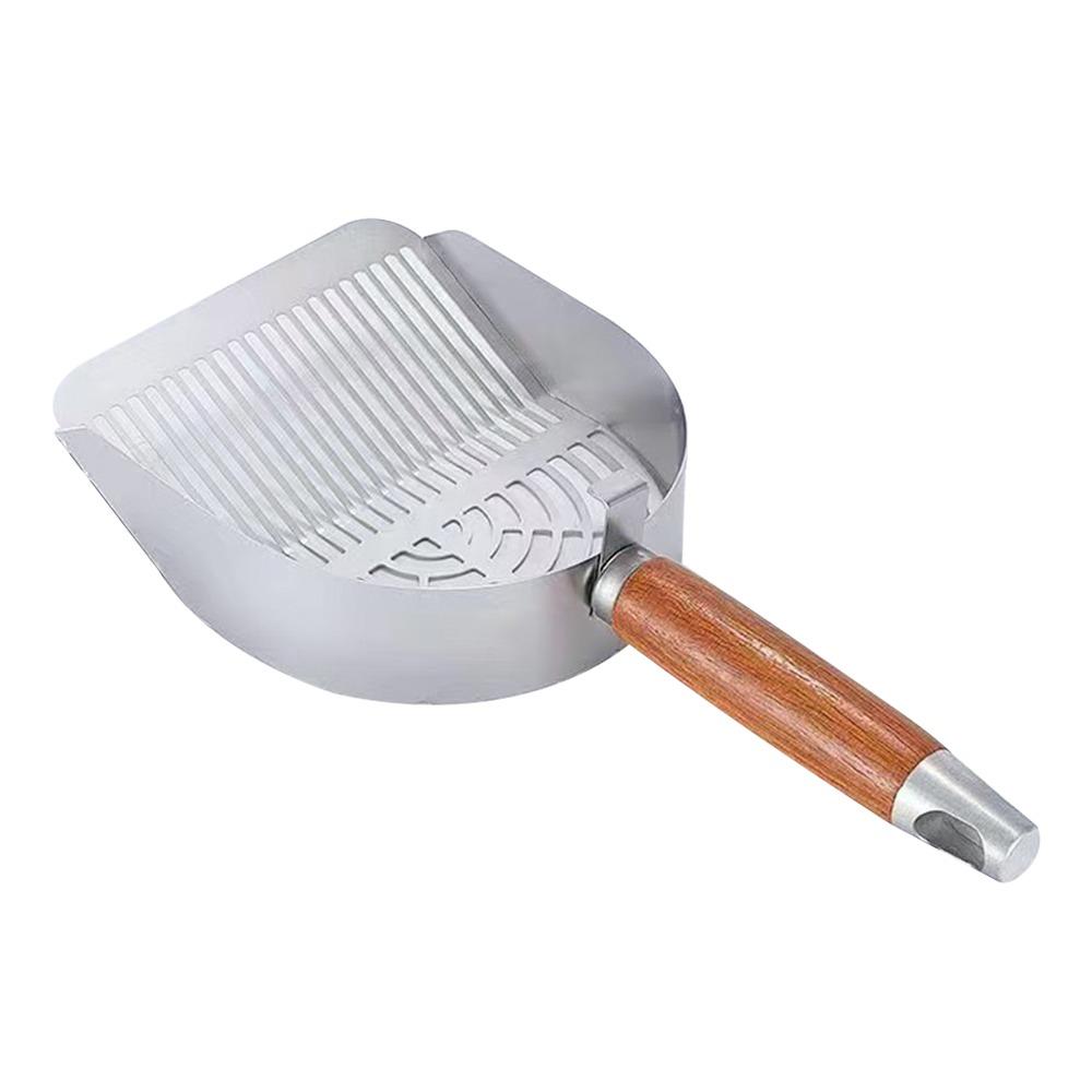 с деревянной ручкой совок для кошачьего туалета из нержавеющей стали инструменты для уборки кошачьего кала инструменты для уборки домашних животных Silver - Long Strip
с деревянной ручкой совок для кошачьего туалета из нержавеющей стали инструменты для уборки кошачьего кала инструменты для уборки домашних животных Silver - Long Strip