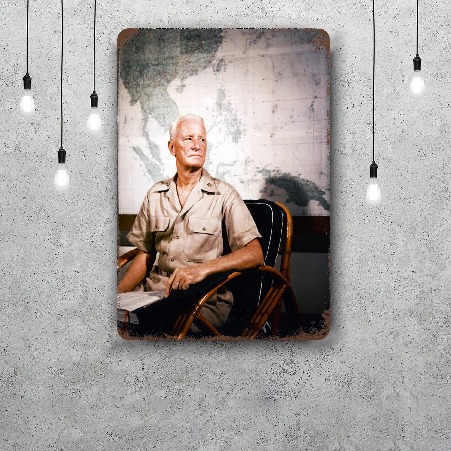 Chester W Nimitz Decor Vintage Metal Signs Tin Signs Captain Poster Decor for Bar Pub Club Man Cave Wall Decoration 20x30cm(7.8x11.8inch)
Chester W Nimitz Decor Vintage Metal Signs Tin Signs Captain Poster Decor for Bar Pub Club Man Cave Wall Decoration 20x30cm(7.8x11.8inch)
