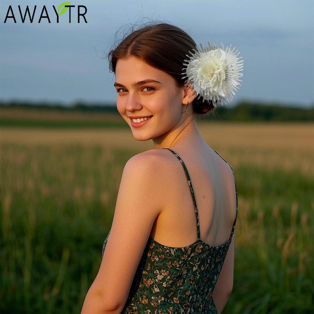 AWAYTR Artificial Carnation Flower Hair Claws Floral Hair Clips Crab For Women Girl Gift Hair Accessories Valentine Headwear
AWAYTR Artificial Carnation Flower Hair Claws Floral Hair Clips Crab For Women Girl Gift Hair Accessories Valentine Headwear