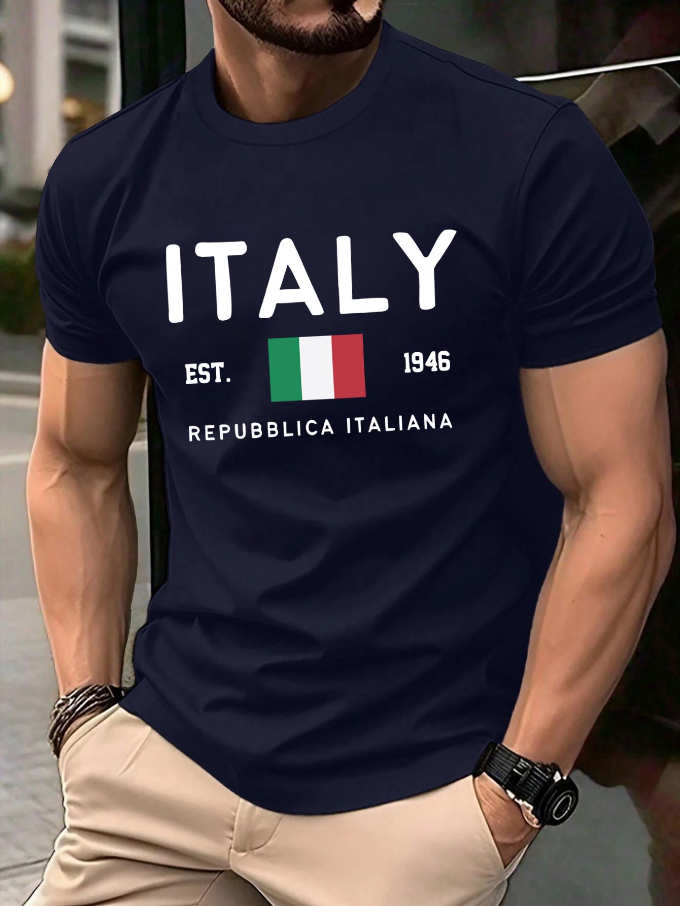Italy Repubblica Italiana Print TShirts Men Fashion ONeck T Shirt Cotton Loose Clothing Male AllMatch Casual Streetwear 4XL
Italy Repubblica Italiana Print TShirts Men Fashion ONeck T Shirt Cotton Loose Clothing Male AllMatch Casual Streetwear 4XL