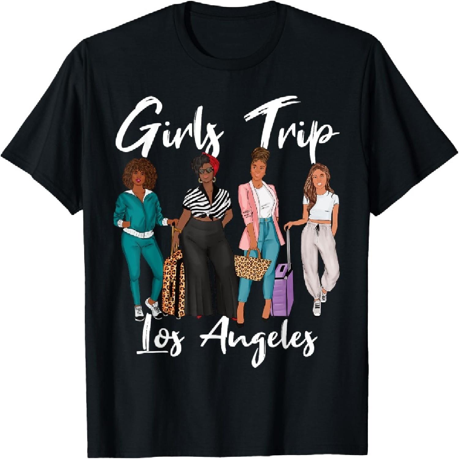 Girls Trip Los Angeles For Melanin Afro Black Vacation Women T-Shirt XXXXXL різнокольоровий
Girls Trip Los Angeles For Melanin Afro Black Vacation Women T-Shirt XXXXXL різнокольоровий
