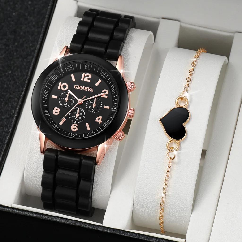 2PCS Set Casual Ladies Watches Bracelet Set Luxury Watch Women Rhinestone Fashion Quartz Female Wristwatch Clock No Box
2PCS Set Casual Ladies Watches Bracelet Set Luxury Watch Women Rhinestone Fashion Quartz Female Wristwatch Clock No Box