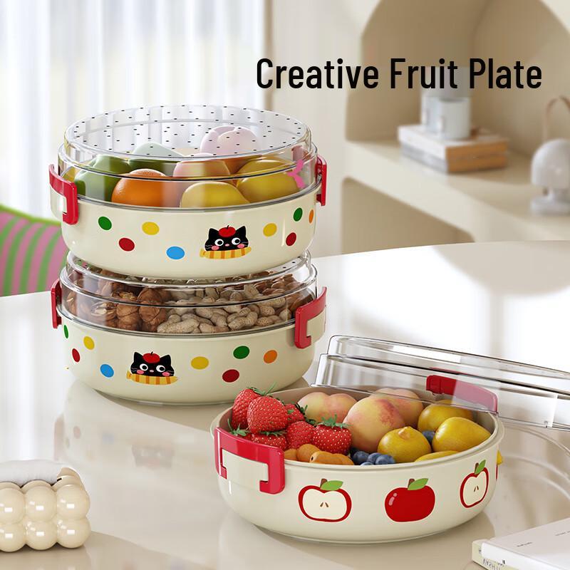 Deou Xingguang Dopamine Double-Layer Draining Fruit & Snack Tray
Deou Xingguang Dopamine Double-Layer Draining Fruit & Snack Tray